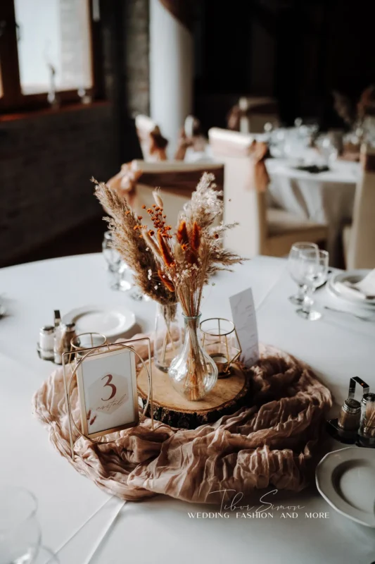 Esküvői dekorációk fotózása