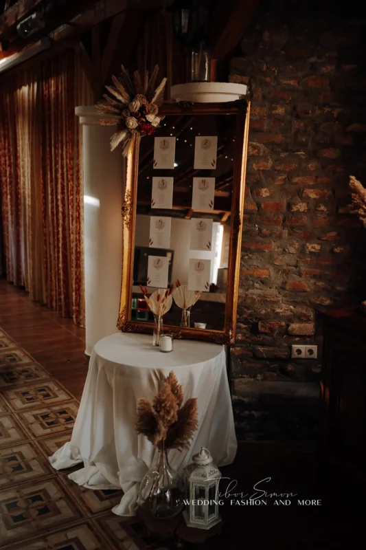 Esküvői dekorációk fotózása