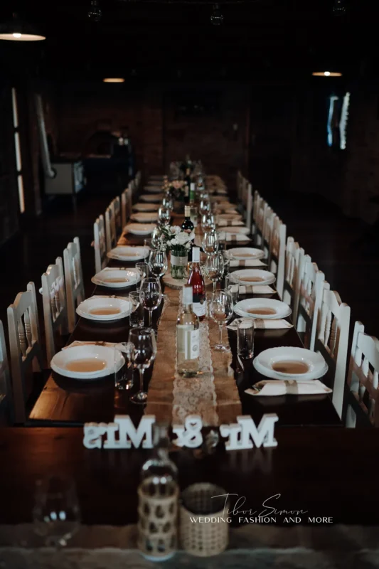 Esküvői dekorációk fotózása